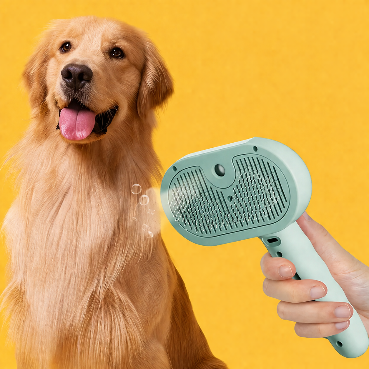 Brosse spray 3-en-1 pour chien & chat – Nettoyage facile